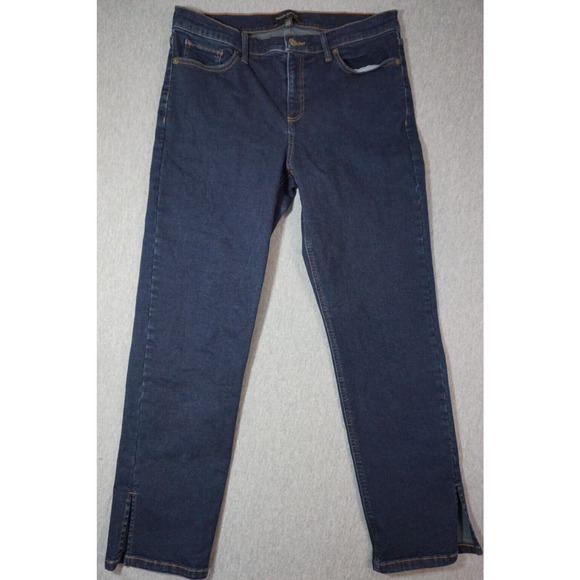 Banana Republic Women's 31/12 Straight Leg Jeans Dark Wash - Picture 1 of 12